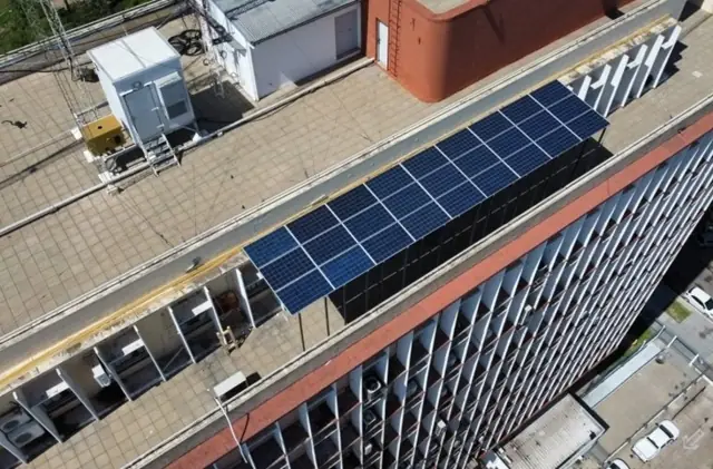 Instalación solar en la Casa de Gobierno de la Provincia del Chaco