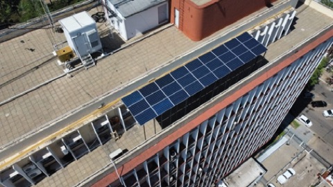 Instalación solar en la Casa de Gobierno de la Provincia de Chaco