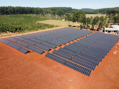 Parque solar en Colonia San Alberto, Misiones