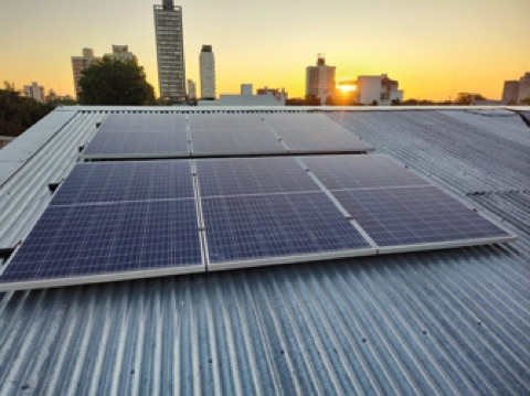 Instalación solar en edificios de departamentos, Resistencia, Chaco
